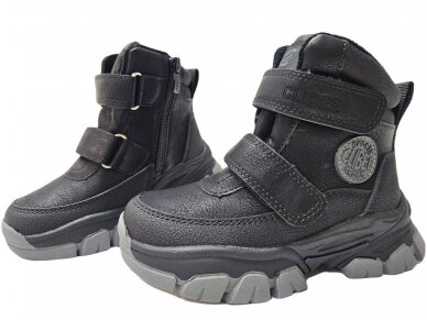 Batai žieminiai berniukams (26-31) HB399 BLACK\GREY